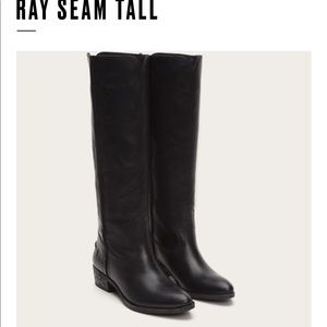 Frye Ray Seam Tall Boots Size 7